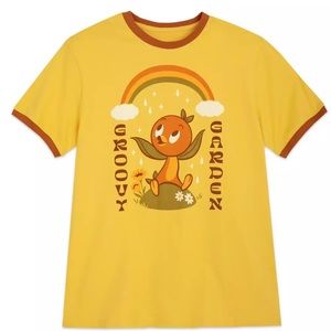 Orange Bird Ringer Tee